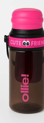 MiniFab 600 ml Plastic Sipper(Pack of 1, Black)