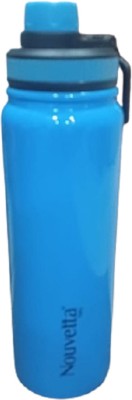 Nouvetta Water Bottle 500 ml Bottle(Pack of 1, Blue, Steel)