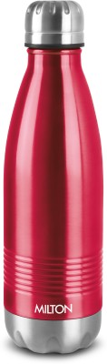 MILTON Duo DLX 500 Thermosteel 24 Hours Hot and Cold Water Bottle, Maroon 500 ml Bottle(Pack of 1, Maroon, Steel)