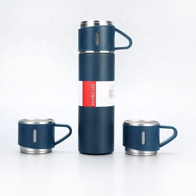 beautiloon 500 ml Steel Bottle(Pack of 3, Multicolor)