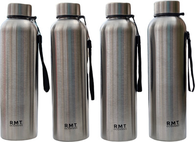 RMT 1000 ml Stainless Steel Bottle(Pack of 4, Steel/Chrome)