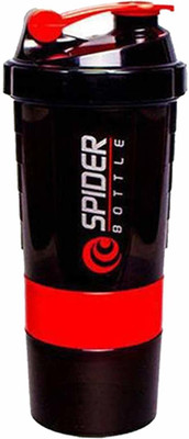 JAINSON MARTIN 500 ml Plastic Shaker(Pack of 1, Red)