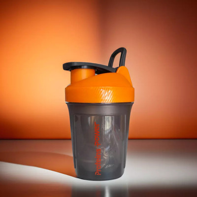frizka 300 ml Plastic Shaker(Pack of 1, Orange)