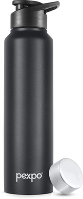 pexpo 950 ml Steel Bottle(Pack of 1, Black)
