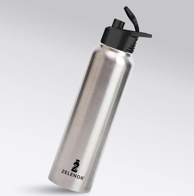 Zelenor 1000 ml Steel Bottle(Pack of 1, Silver)