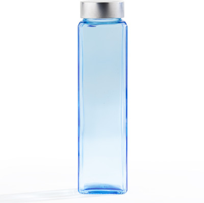 CROCO JAR 750 ml Glass Bottle(Pack of 1, Light Blue)