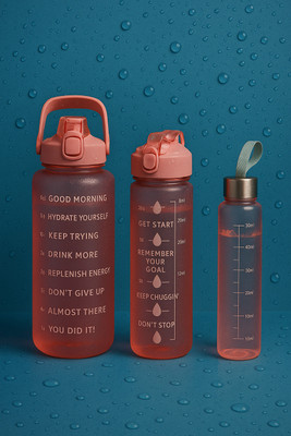 BBU 2000 ml Plastic Sipper(Pack of 3, Pink)