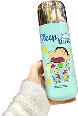 Giggles World 500 ml Stainless Steel Bottle(Pack of 1, Blue)