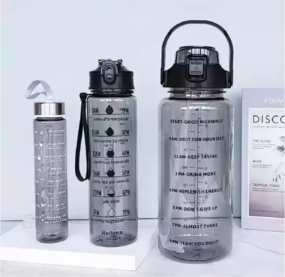 TTT 1000 ml Plastic Sipper(Pack of 3, Multicolor)