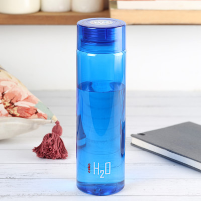 cello Plastic Unbreakable Water Bottle 1000 ml Bottle(Pack of 1, Blue, Plastic)