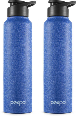 pexpo 950 ml Steel Bottle(Pack of 2, Blue)