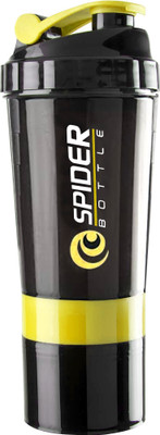 TRUE INDIAN 500 ml Plastic Shaker(Pack of 1, Yellow)