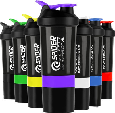 ZYRO 500 ml Plastic Shaker(Pack of 1, Purple)