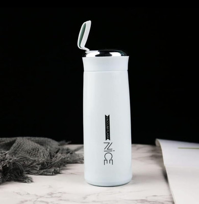 HIMSTORE NICE WATER BOTTLE 400ML 1 400 ml Flask(Pack of 1, Multicolor, Plastic)