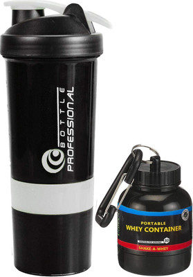 TRUE INDIAN 500 ml Plastic Shaker(Pack of 2, White)