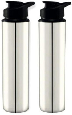 VISAXMI 900 ml Steel Sipper(Pack of 2, Silver)