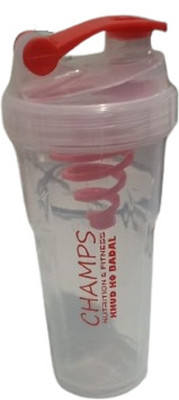CHAMPS NUTRITION 700 ml PET Shaker(Pack of 1, White)