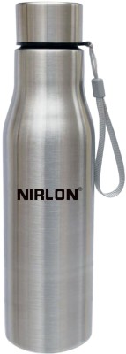 NIRLON Ocean Cool Single Wall Stainless Steel Fridge Water Bottle 1000 ml Bottle(Pack of 1, Silver, Steel)