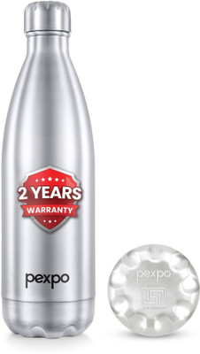 pexpo 980 ml Steel Flask(Pack of 1, Silver)