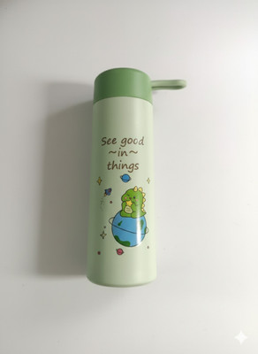 SURIRA 420 ml Glass Bottle(Pack of 1, Green)