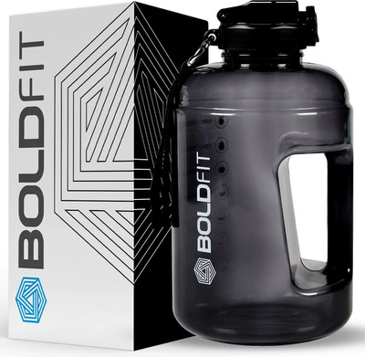 BOLDFIT 2200 ml Plastic Shaker(Pack of 1, Black)