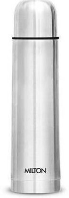 MILTON 1000 ml Steel Flask(Pack of 1, Silver)