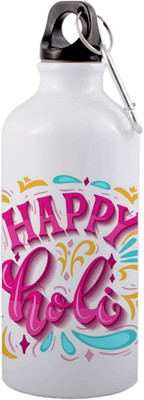 HeartInk 750 ml Aluminium Bottle(Pack of 2, White)