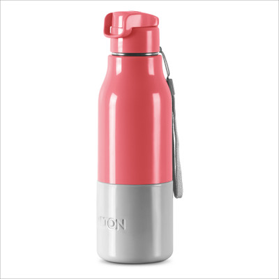 MILTON Steel Sprint 600 Insulated Inner Stainless Steel Water Bottle, 510 ml Bottle(Pack of 1, Pink, Steel)