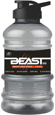 FYUGO 1500 ml Plastic Shaker(Pack of 1, Orange)