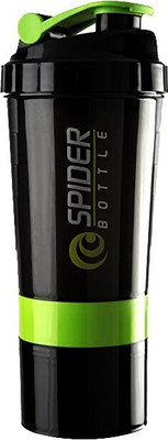 TRUE INDIAN 500 ml Plastic Shaker(Pack of 1, Green)