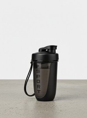 FINREX 700 ml Plastic Shaker(Pack of 1, Black)
