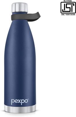 pexpo 980 ml Steel Flask(Pack of 1, Blue)