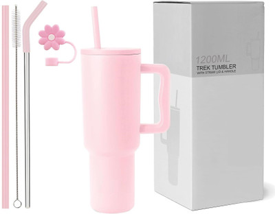 INDIWARRIOR 1200 ml Stainless Steel Sipper(Pack of 1, Pink)
