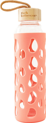 The Better Home 500 ml Glass Bottle(Pack of 1, Pink)