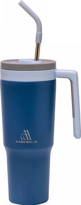 AAROMELIA 1200 ml Steel Sipper(Pack of 1, Blue)