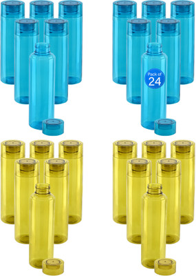 KUBER INDUSTRIES 1000 ml Plastic Bottle(Pack of 24, Blue, Green)