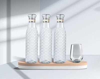 Philocaly Enterprise 1000 ml PET Bottle(Pack of 3, Clear)