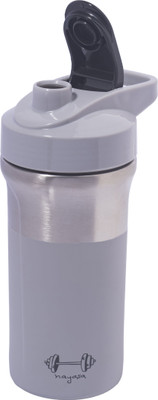 NAYASA 900 ml Steel Shaker(Pack of 1, Grey)