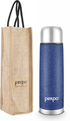 pexpo 500 ml Steel Flask(Pack of 1, Blue)