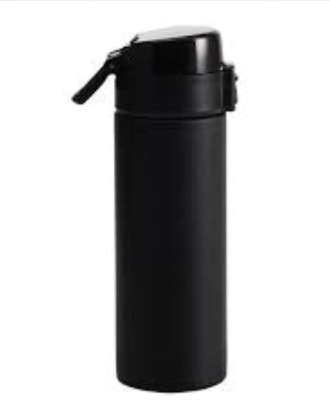 Payal WATER_BOTTLE_22 0.5 ml Flask(Pack of 1, Black, Steel)