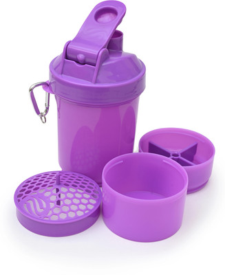 Baton 400 ml Plastic Shaker(Pack of 1, Purple)