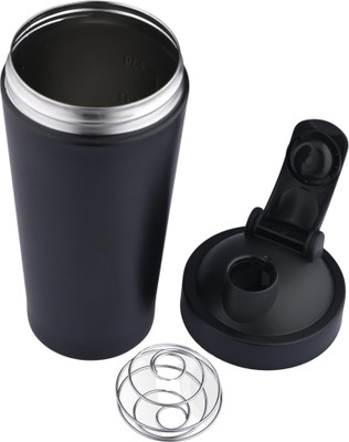 Dassio 750 ml Steel Shaker(Pack of 1, Black)