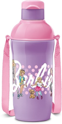 MILTON Steel Barbie 400 Insulated Inner Stainless Steel Kids Water Bottle 390 ml Bottle(Pack of 1, Pink, Purple, Steel)