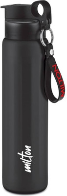 MILTON 780 ml Stainless Steel Bottle(Pack of 1, Black)