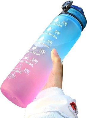 Jeevan jyoti agency Classic 1000 ml Water Bottle(Set of 1, Multicolor)