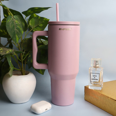 SHIFTER 1200 ml Steel Shaker(Pack of 1, Pink)