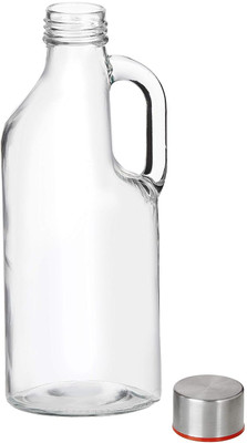 DHANSAL Glass Milk Container  - 1000 ml(Clear)