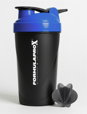 formulaproX Nutrition 450 ml Plastic Shaker(Pack of 1, Blue, Black)
