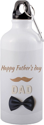 COLOR YARD 600 ml Aluminium Sipper(Pack of 1, White)