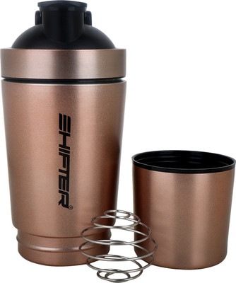SHIFTER 500 ml Steel Shaker(Pack of 1, Copper)